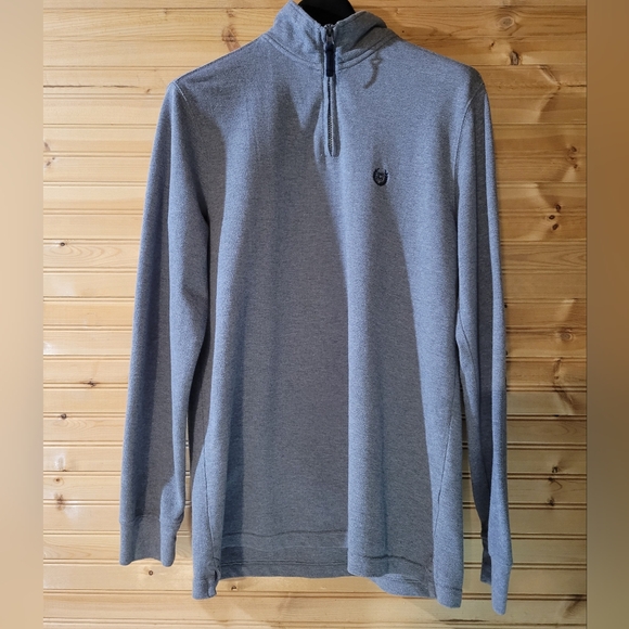 Large grey cotton sweater - Picture 2 of 8